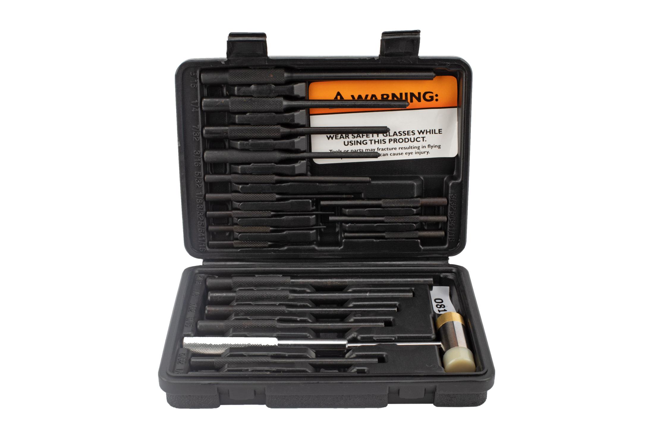 Wheeler Master Roll Pin Punch Set 110128